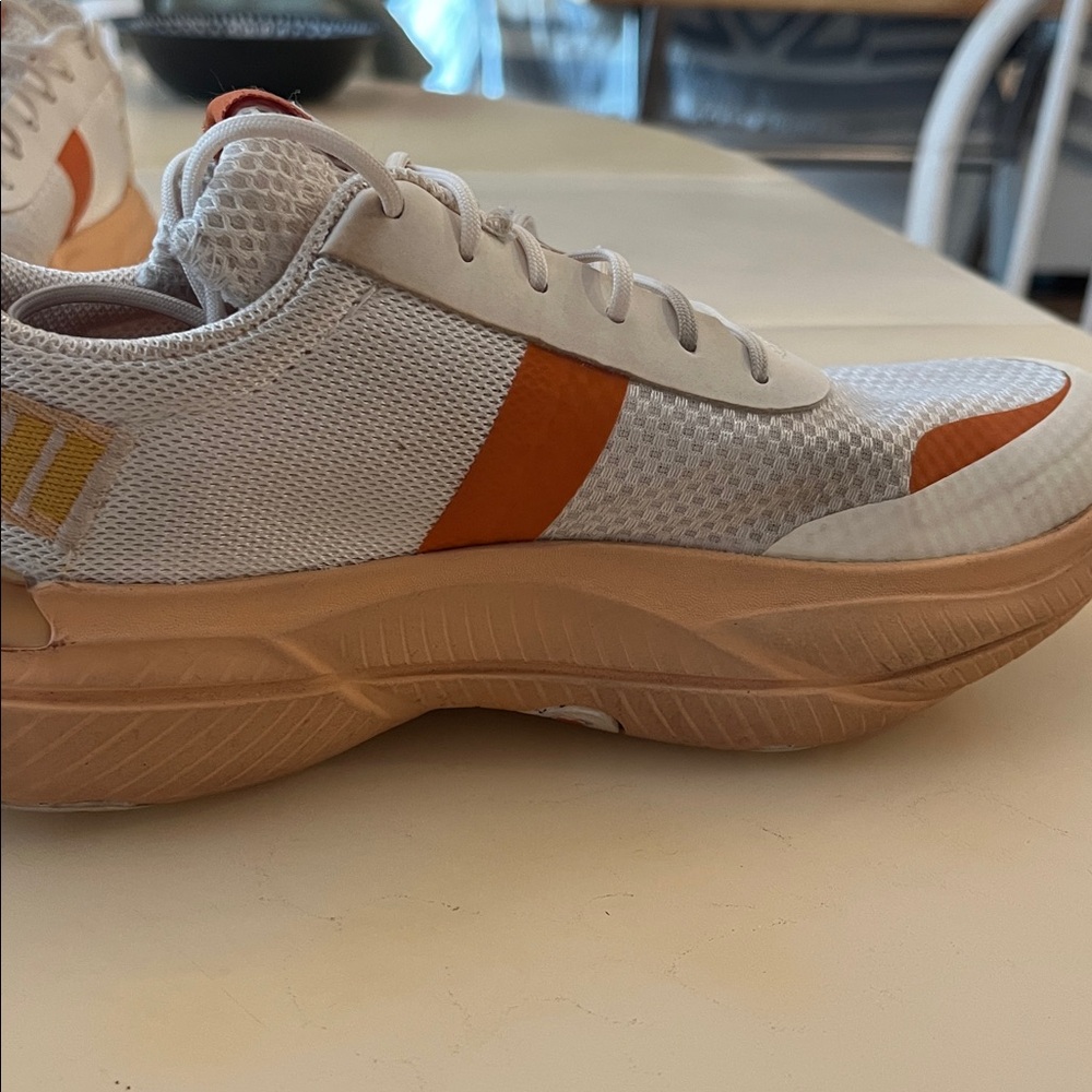 Sorel White and Orange Women's Athletic Shoes - Picture 15 of 15